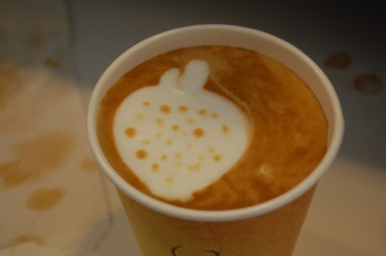 A perfect frothy strawberry