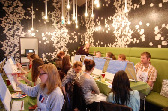 Let the painting begin