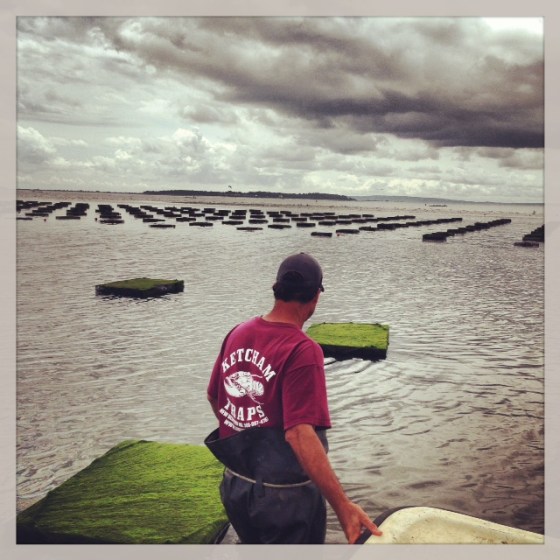 Skip escorting us through the farm