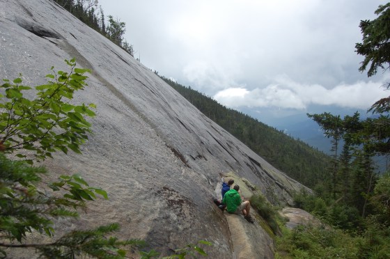 The view from half way up