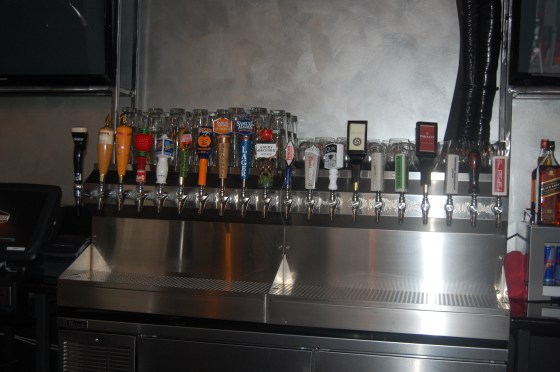 Warehouse's beer...and wine on tap