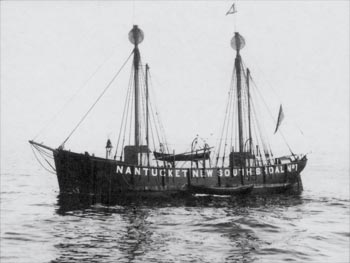 A Lightship (Photo courtesy of the Nantucket Lightship Basket Museum)