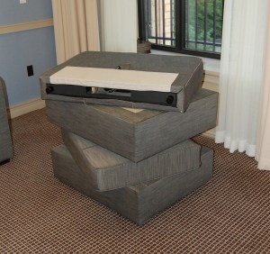 These pieces make up the couch, how easy is that to move?